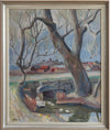 Vintage Mid Century Landscape Painting 1952