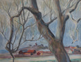 Load image into Gallery viewer, Vintage Mid Century Landscape Painting 1952
