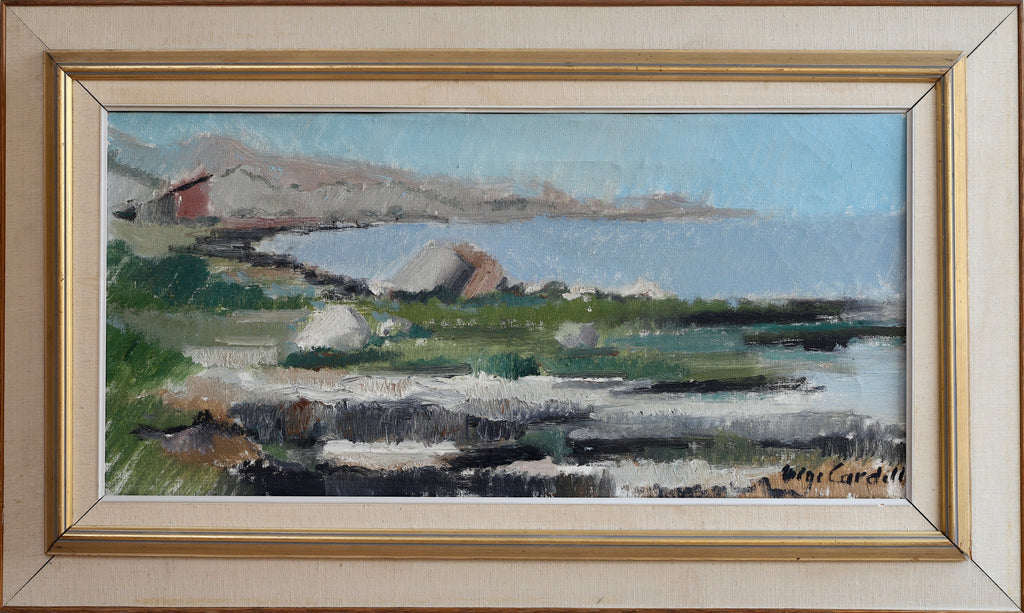 Vintage Art Original Oil Painting From Sweden H Cardell