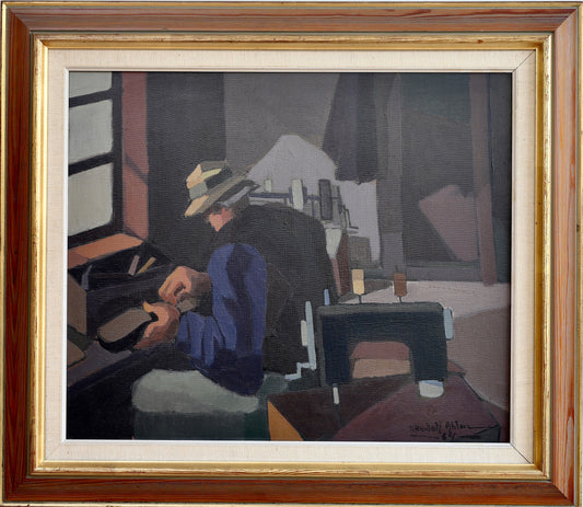 Original Vintage Oil Painting By T Ahlm Sweden