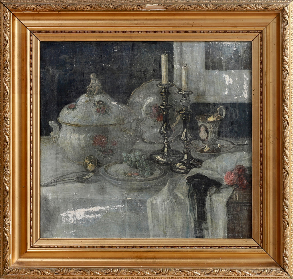 Original Still Life Oil Painting from Sweden