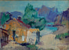 Mid Century Vintage Coastal Painting from Sweden 1950