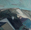 Mid Century Vintage Art Room Original Oil Painting From Sweden