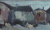 Mid Century Vintage Original Landscape Oil Painting From Sweden