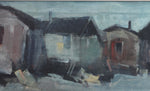 Mid Century Vintage Original Landscape Oil Painting From Sweden