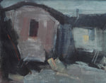 Mid Century Vintage Original Landscape Oil Painting From Sweden