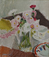 Original Mid Century Still Life Oil Painting from Sweden