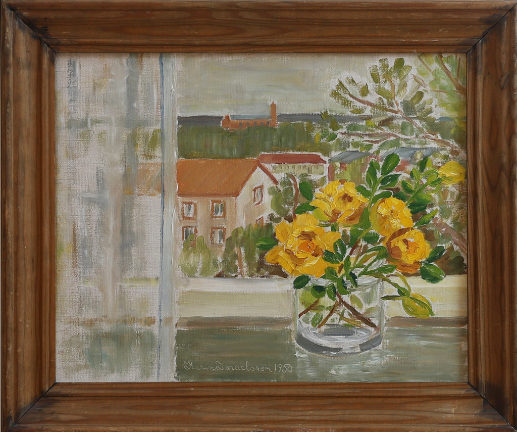 Vintage Art Room Original Mid Century Interior from Sweden