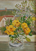 Vintage Art Room Original Mid Century Interior from Sweden