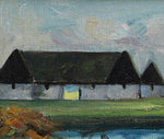 Original Vintage Farmhouse Oil Painting from Sweden
