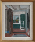 Load image into Gallery viewer, Mid Century Interior Oil Painting From Sweden
