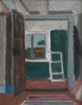 Load image into Gallery viewer, Mid Century Interior Oil Painting From Sweden
