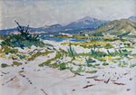Mid Century Vintage Original Landscape Oil Painting From Sweden