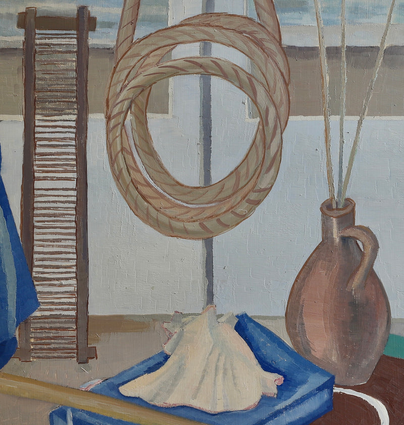 Vintage Art Room Original Mid Century Interior from Sweden 1949