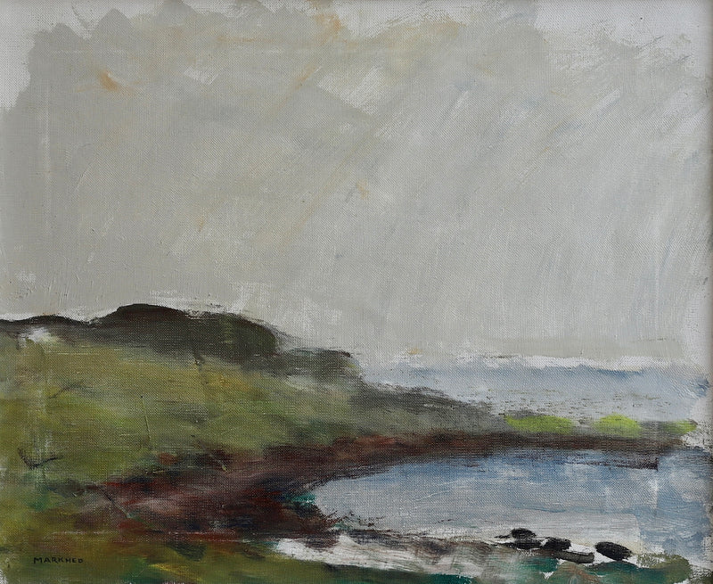 Vintage Original Oil Painting By S Markhed Sweden