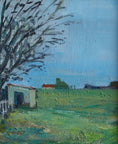 Load image into Gallery viewer, Vintage Mid Century Landscape Painting By G Berglund Sweden

