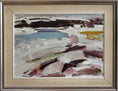 Load image into Gallery viewer, Vintage Art Room Mid Century Coastal Oil Painting From Sweden
