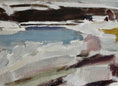 Load image into Gallery viewer, Vintage Art Room Mid Century Coastal Oil Painting From Sweden
