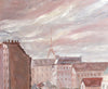 Mid Century Vintage Original Parisian Cityscape Oil Painting