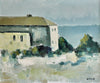 Vintage Mid Century Oil Painting By Willford Sweden
