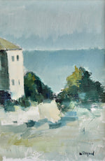Vintage Mid Century Oil Painting By Willford Sweden