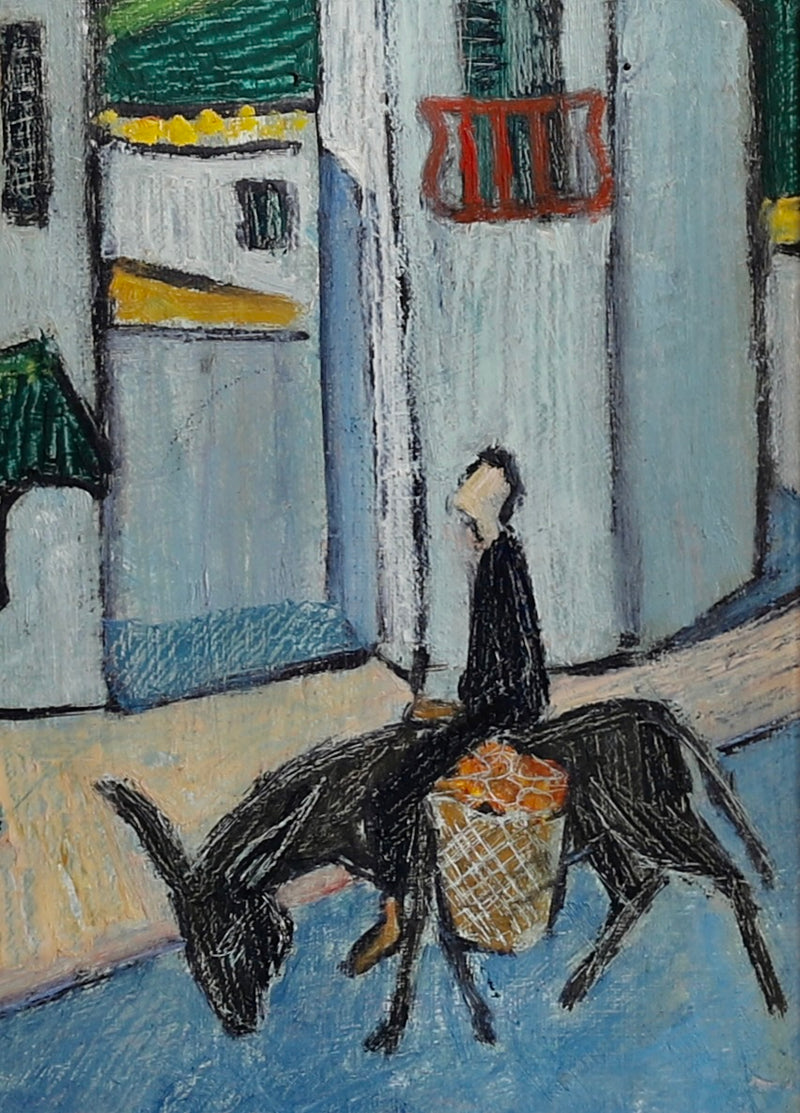 Vintage Art Original Oil Painting From Sweden by S Kjellin