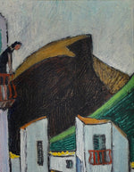 Vintage Art Original Oil Painting From Sweden by S Kjellin