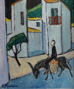 Vintage Art Original Oil Painting From Sweden by S Kjellin