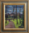 Mid Century Vintage Original Landscape Oil Painting from Sweden