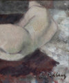 Original Vintage Mid Century Figurative Painting From Sweden