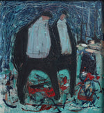 Vintage Art Room Original Oil Painting From Sweden