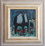 Vintage Art Room Original Oil Painting From Sweden