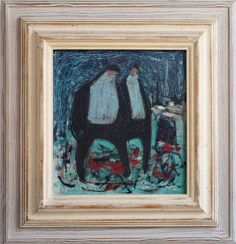 Vintage Art Room Original Oil Painting From Sweden
