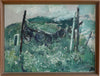Vintage Coastal Oil Painting From Sweden by J Bören