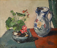 Load image into Gallery viewer, Original Still Life Mid Century Oil Painting Sweden by H Persson
