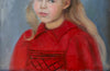 Vintage Art Room Mid Century Portrait from Sweden