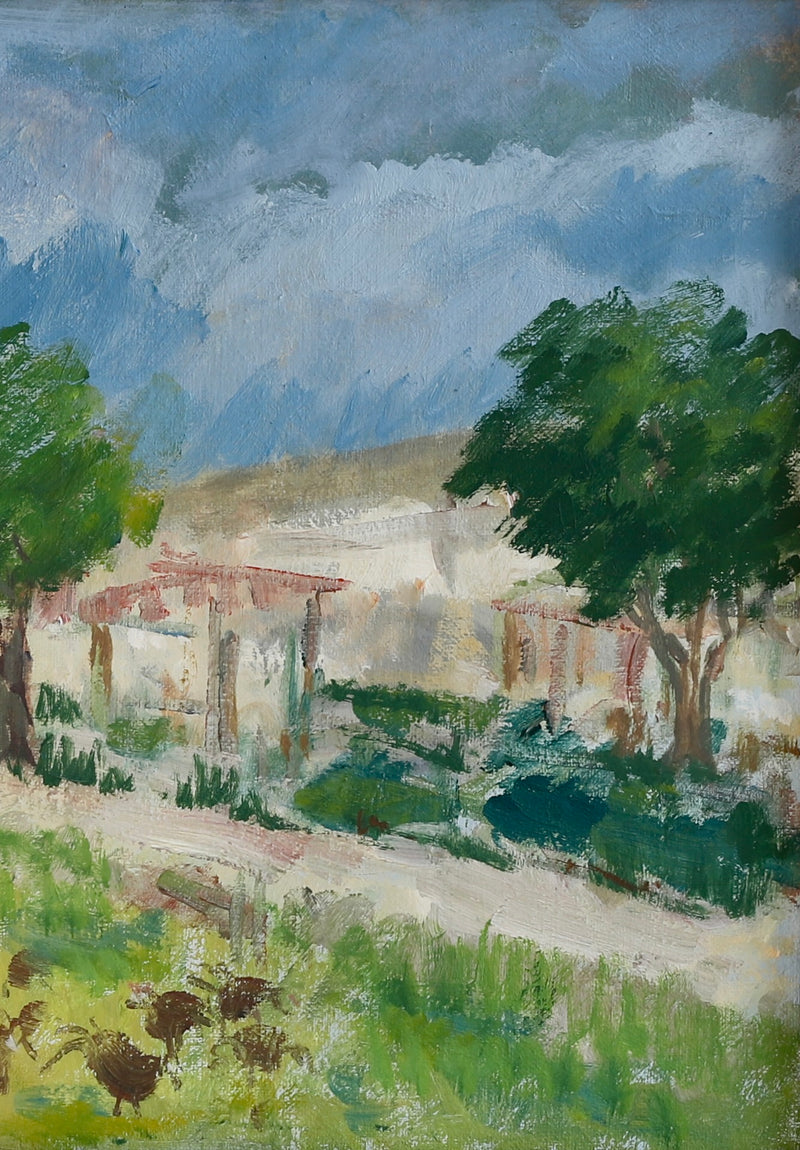 Vintage Original Oil Painting By O Hallén Sweden