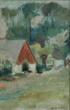 Mid Century Original Vintage Landscape Oil Painting from Sweden