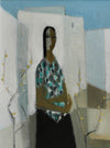 Original Vintage Figurative Oil Painting From Sweden by F Lundqvist