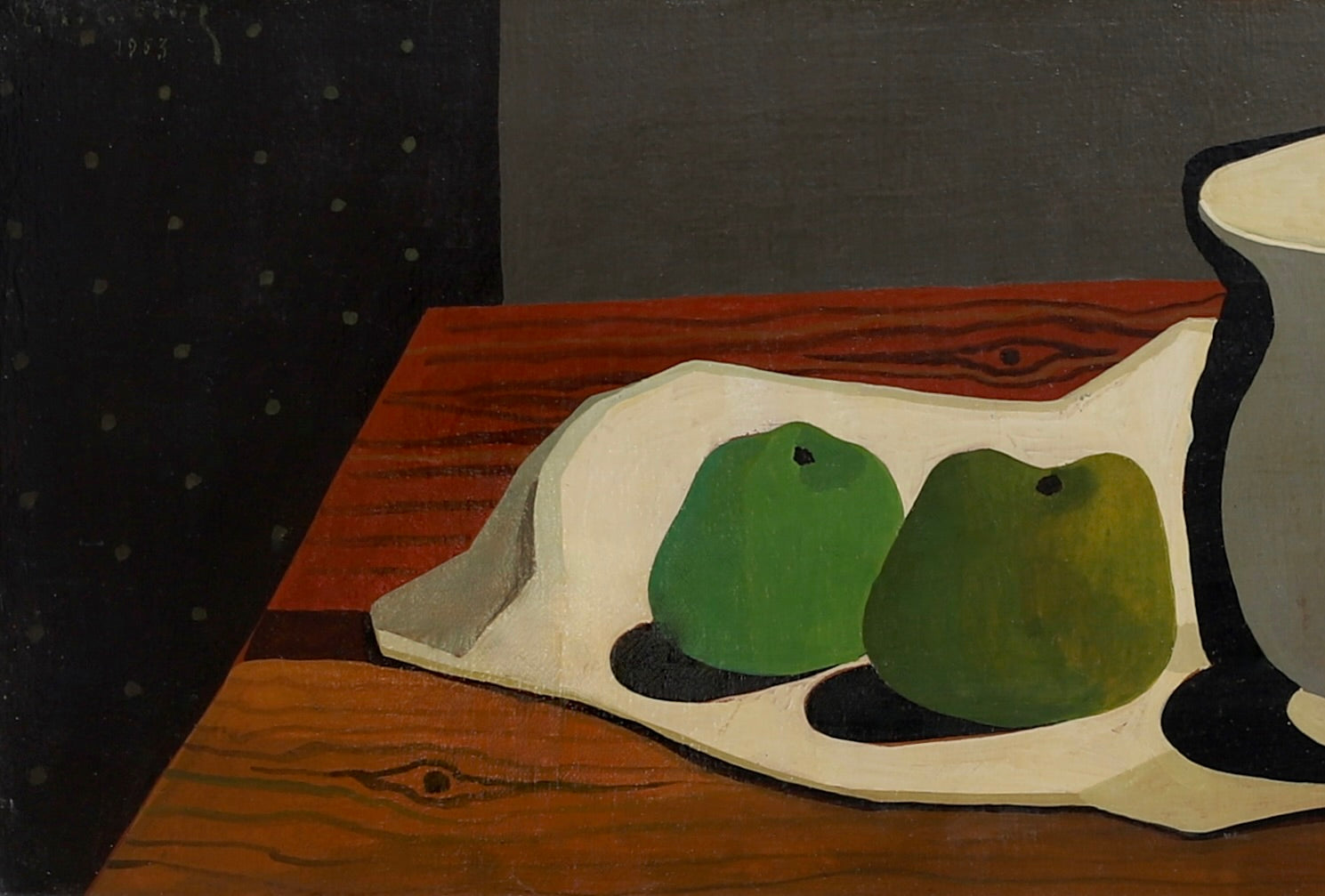 RESERVED Mid Century Original Still Life From Sweden