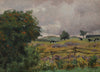 Mid Century Landscape Oil Painting 1947