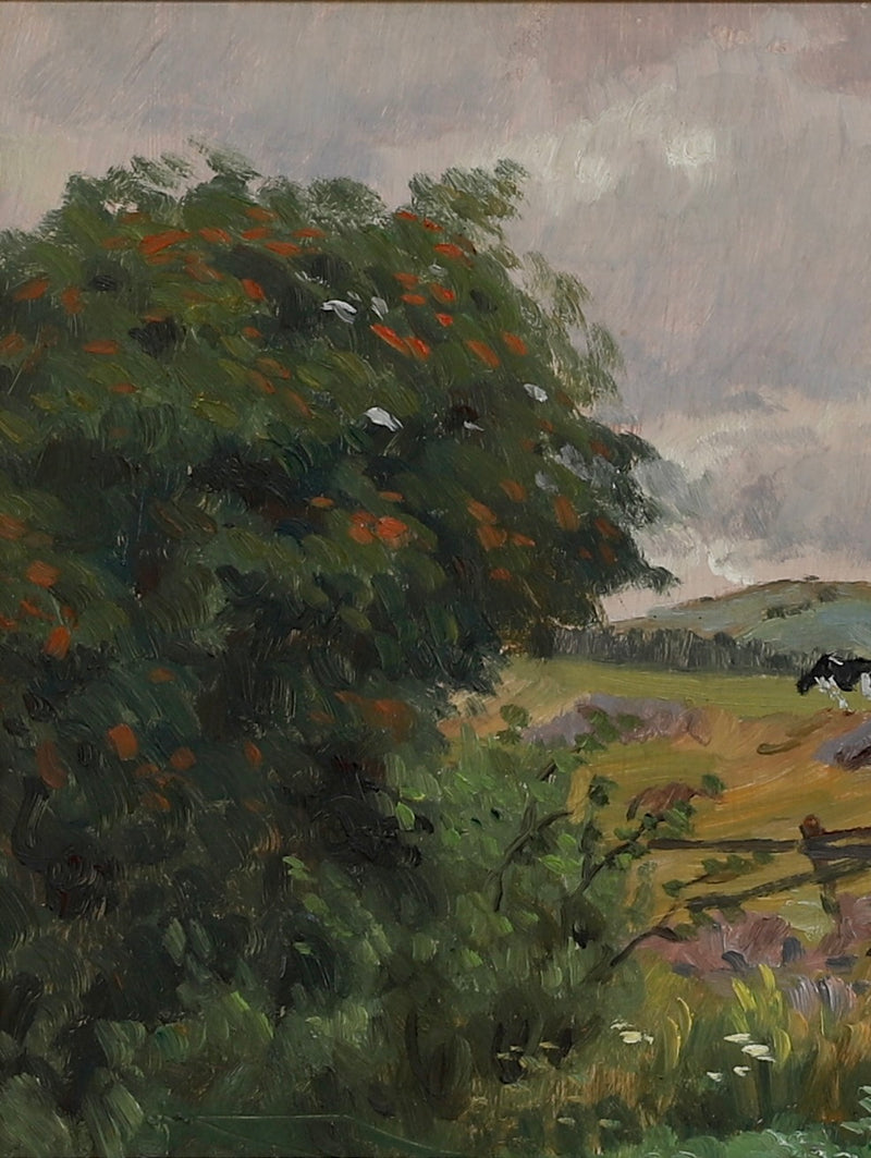 Mid Century Landscape Oil Painting 1947