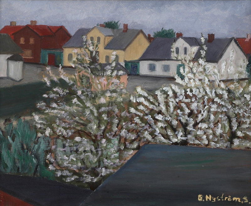 Striking Vintage Landscape Oil Painting From Sweden