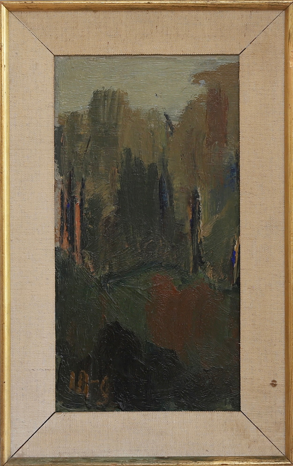 Vintage Art Room Mid Century Original Landscape from Sweden