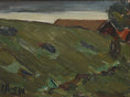 Load image into Gallery viewer, Mid Century Original Vintage Landscape Oil Painting from Sweden
