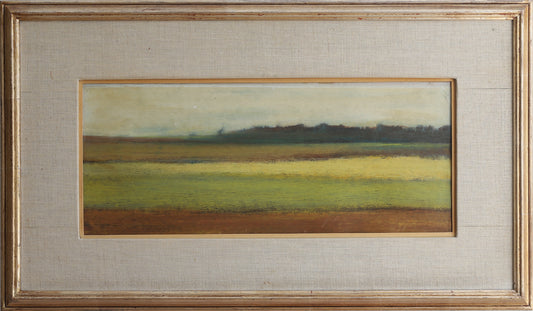 Vintage Mid Century Landscape Painting From Sweden