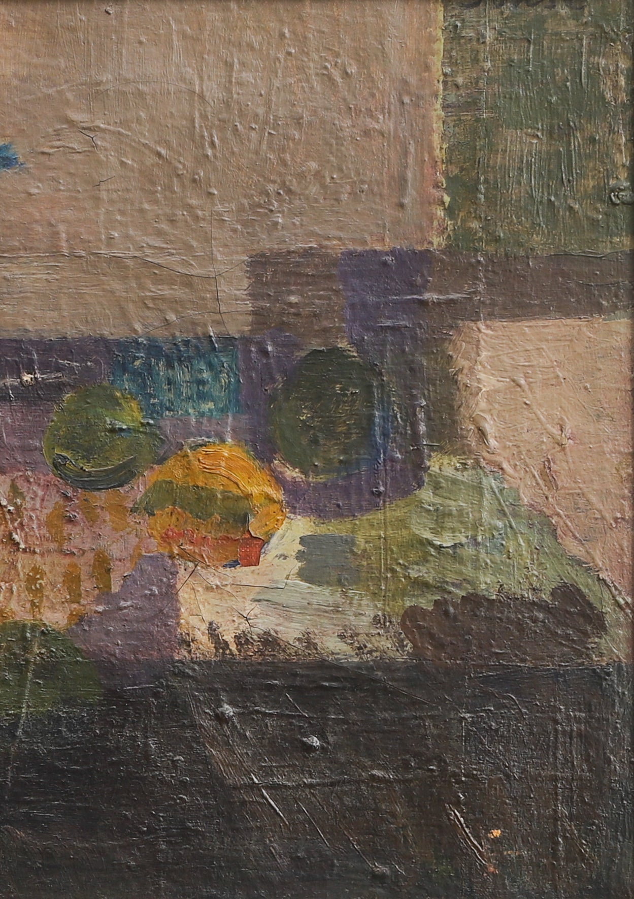 Vintage Mid Century Kitchen Still Life Original Oil Painting