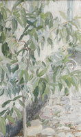 Load image into Gallery viewer, Vintage Mid Century Original Oil Painting "The Peach Tree" 1965
