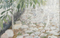 Load image into Gallery viewer, Vintage Mid Century Original Oil Painting "The Peach Tree" 1965
