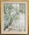 Load image into Gallery viewer, Vintage Mid Century Original Oil Painting "The Peach Tree" 1965
